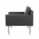 Boss Black Antimicrobial Vinyl Lounge Chair