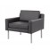 Boss Black Antimicrobial Vinyl Lounge Chair
