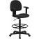 Drafting Stool W/Arms Black Patterned