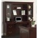 Townsend Double Pedestal 72" Credenza - Shown with matching hutch and desk each sold separately