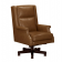 Renaissance Chestnut Leather Desk Chair by Parker House