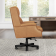Renaissance Cayanne Leather Desk Chair by Parker House