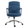 Softy Steel Blue Vegan Leather Desk Chair by Parker House