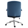 Softy Steel Blue Vegan Leather Desk Chair by Parker House