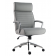 Softy Gray Vegan Leather Desk Chair Tall by Parker House