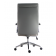 Softy Gray Vegan Leather Desk Chair Tall by Parker House