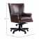 Verona Brown Leather Desk Chair by Parker House