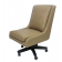 Lotus Cream Leather Desk Chair by Parker House