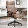 Smooth Latte Leather Desk Chair by Parker House