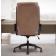 Smooth Latte Leather Desk Chair by Parker House