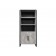 Mason Lower Door Bookcase by Martin Furniture, Concrete