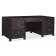 Hooker Furniture Home Office Driftwood Executive Desk, Burnt Timber Finish