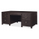 Hooker Furniture Home Office Driftwood Executive Desk, Burnt Timber Finish