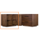 Hooker Furniture Home Office Elon Bunching Short Bookcase