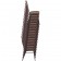 HERCULES Series Teardrop Back Stacking Banquet Chair in Brown Patterned Fabric - Copper Vein Frame