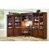 Brookhaven Lateral File Cabinet shown here with bookcase, credenza, and hutch ensemble. All sold separately