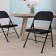Set of 2 - TRIPLE BRACED & DOUBLE HINGED METAL FOLDING CHAIR