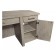 Platinum Credenza Desk and Hutch by Aspenhome