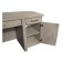 Platinum Credenza Desk and Hutch by Aspenhome