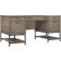 Trellis Open Pedestal Desk by Aspenhome