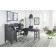 Preston Pedestal Desk, Hutch and Return by Aspenhome