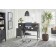 Preston Single Pedestal Desk with Hutch by Aspenhome