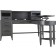 Preston Pedestal Desk, Hutch and Return by Aspenhome
