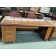 Used Single Ped Honey Oak Desk