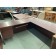 Used Mahogany L Shape Desk