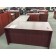 Performance Laminate L-Shape Executive Office Desk-2 Sets of Drawers