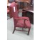 Used Burgundy Upholstered Side Chair