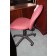 Used Red Upholstered Task Chair