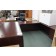 Used Mahogany Finish U-Shaped Desk