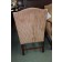 Used Beige and Brown Upholstered Side Chair