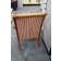 Used Burgundy Stripe Upholstered Side Chair