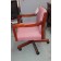 Used Mauve Upholstered Office Chair