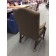 Olive Fabric Side Chairs on Casters