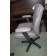 Used Gray Faux Leather Executive Office Chair