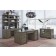 Modern Loft Credenza & Hutch by Aspenhome, desk and file sold separately