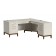 Pomona Pedestal L-Shaped Desk by Martin Furniture