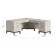 Pomona Pedestal L-Shaped Desk by Martin Furniture