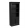 Willow Lane Bookcase with Doors by Martin, Ebony Black