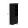 Willow Lane Bookcase with Doors by Martin, Ebony Black