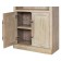 Willow Lane Bookcase with Doors by Martin, Natural Oak