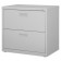 Lorell Two Drawer 30"W Light Gray Lateral File Cabinet