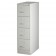 NEW Lorell 4 Drawer Filing Cabinet Light Gray LLR60651