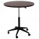 32″ Mobile Round Table, Mahogany