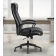 Smooth Black Leather Desk Chair by Parker House