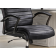 Smooth Black Leather Desk Chair by Parker House