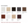 Available Finishes